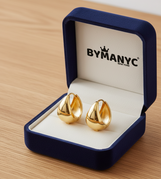 SOHO Sculptural Huggie Hoop Earrings