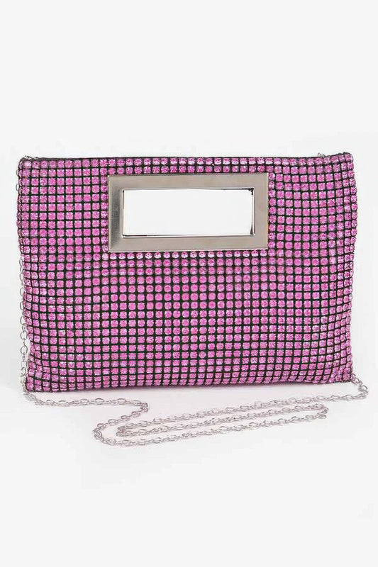 TRIBECA Rhinestone Flat Clutch