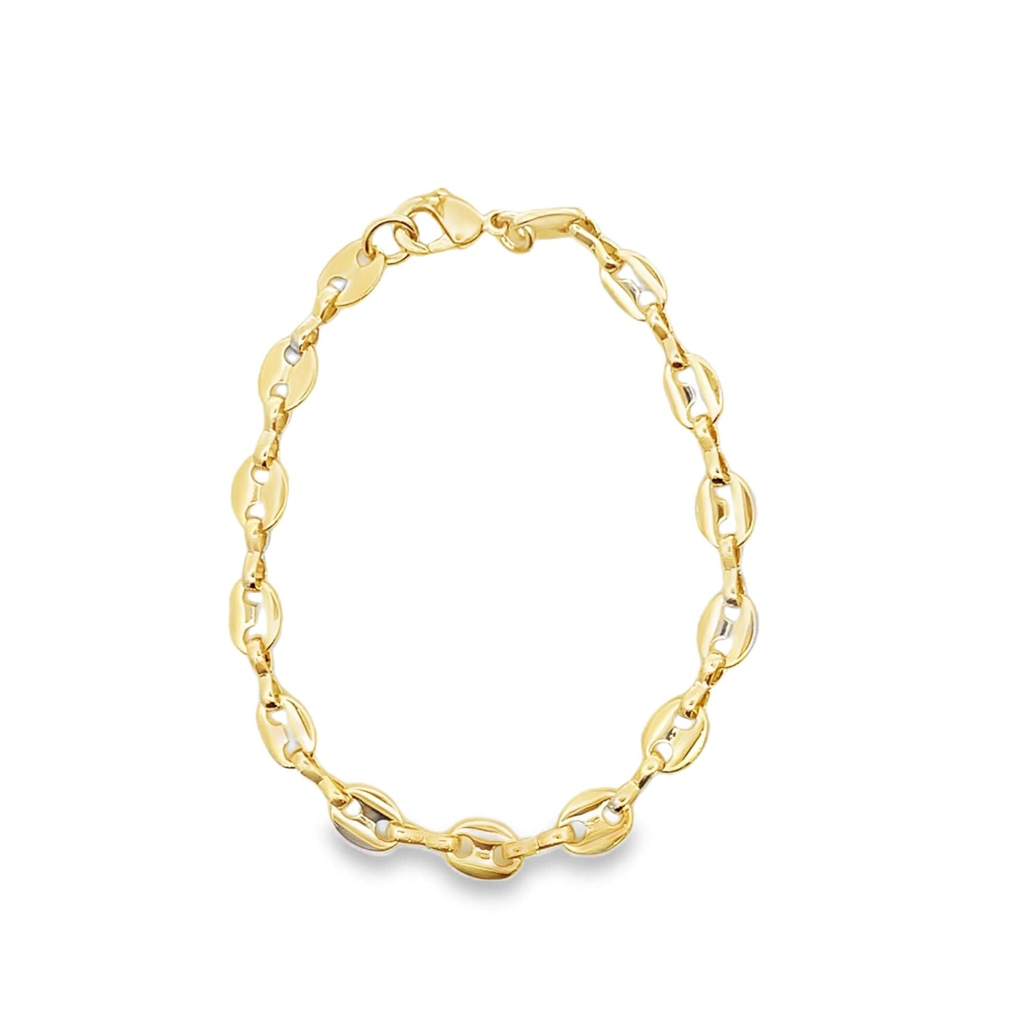 6mm Thick Puffy Mariner Link Bracelet(H216A - I477)