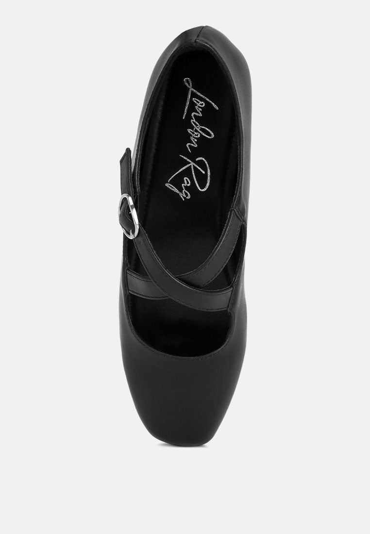 Vonily Criss Cross Straps Ballet Flats