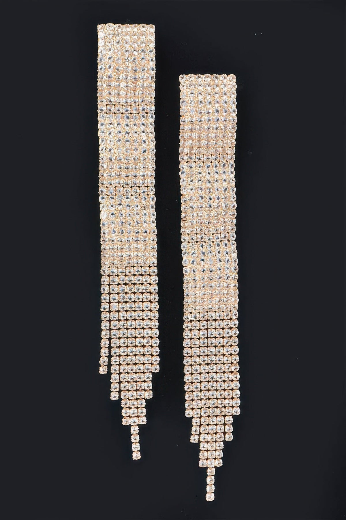 Rhinestone Fringe Earring
