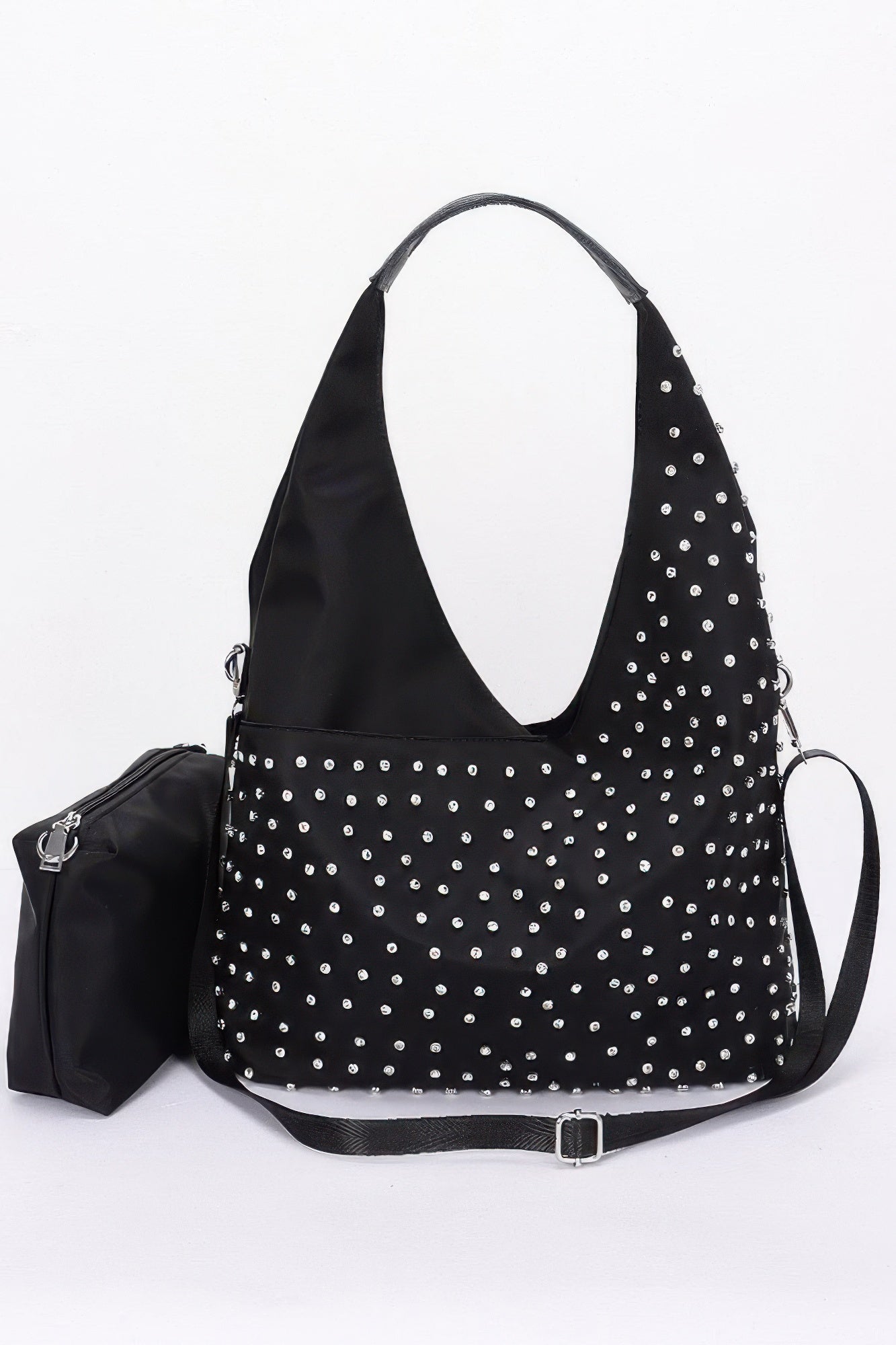 Nolita Rhinestone Studded Bindle Bag Set