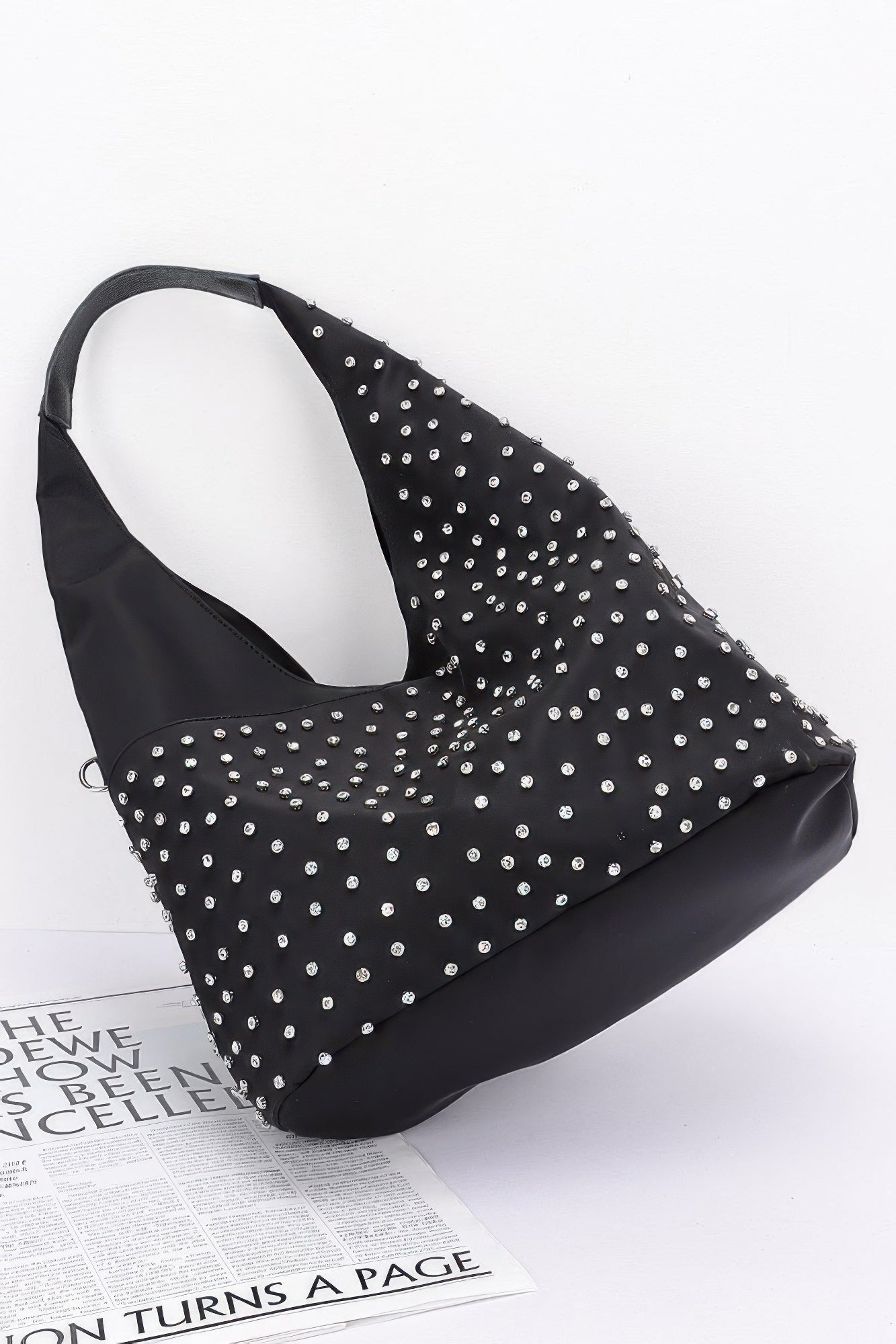 Nolita Rhinestone Studded Bindle Bag Set