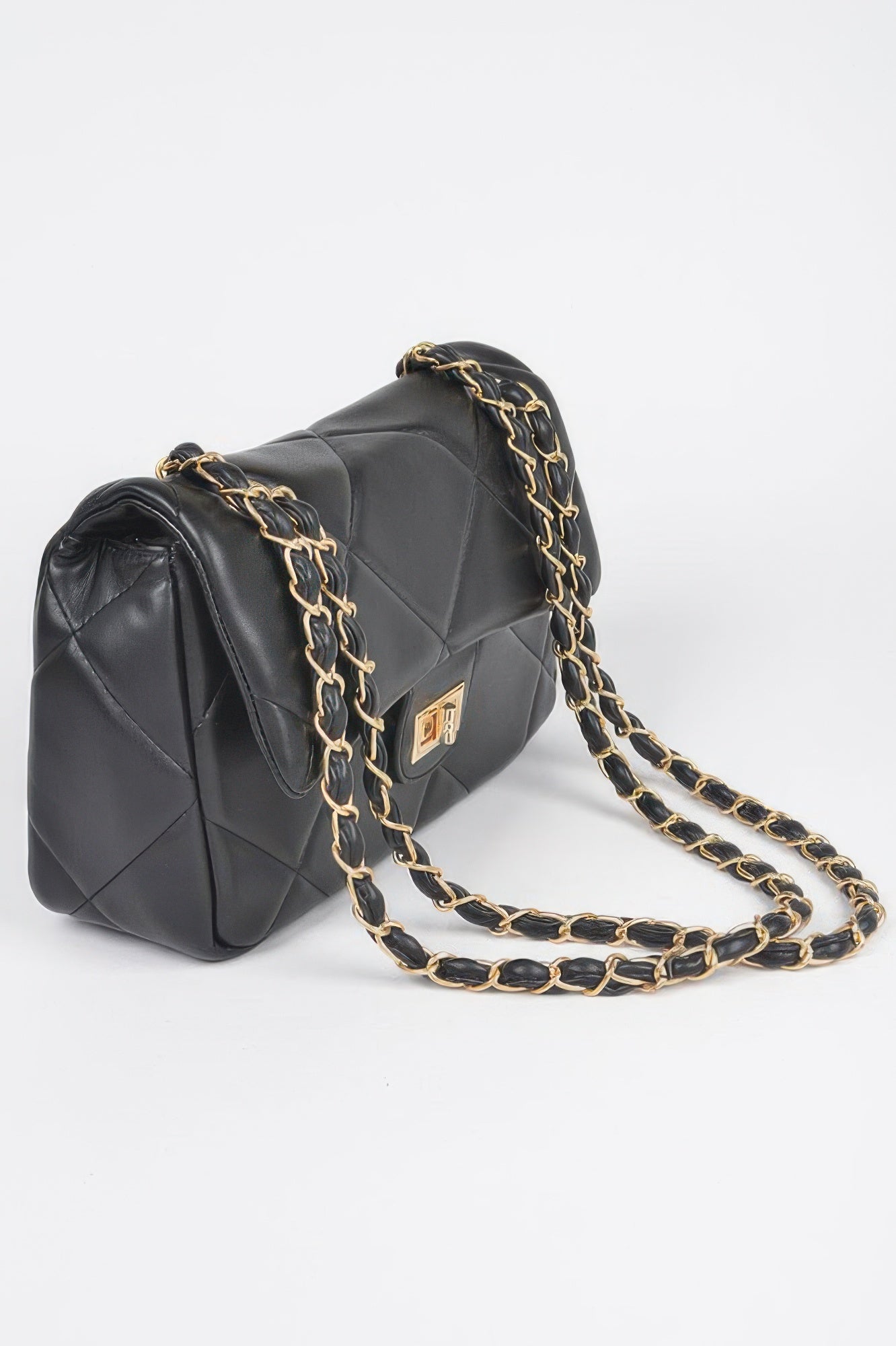 LITTLE ITALY Rhinestone Heart Clutch