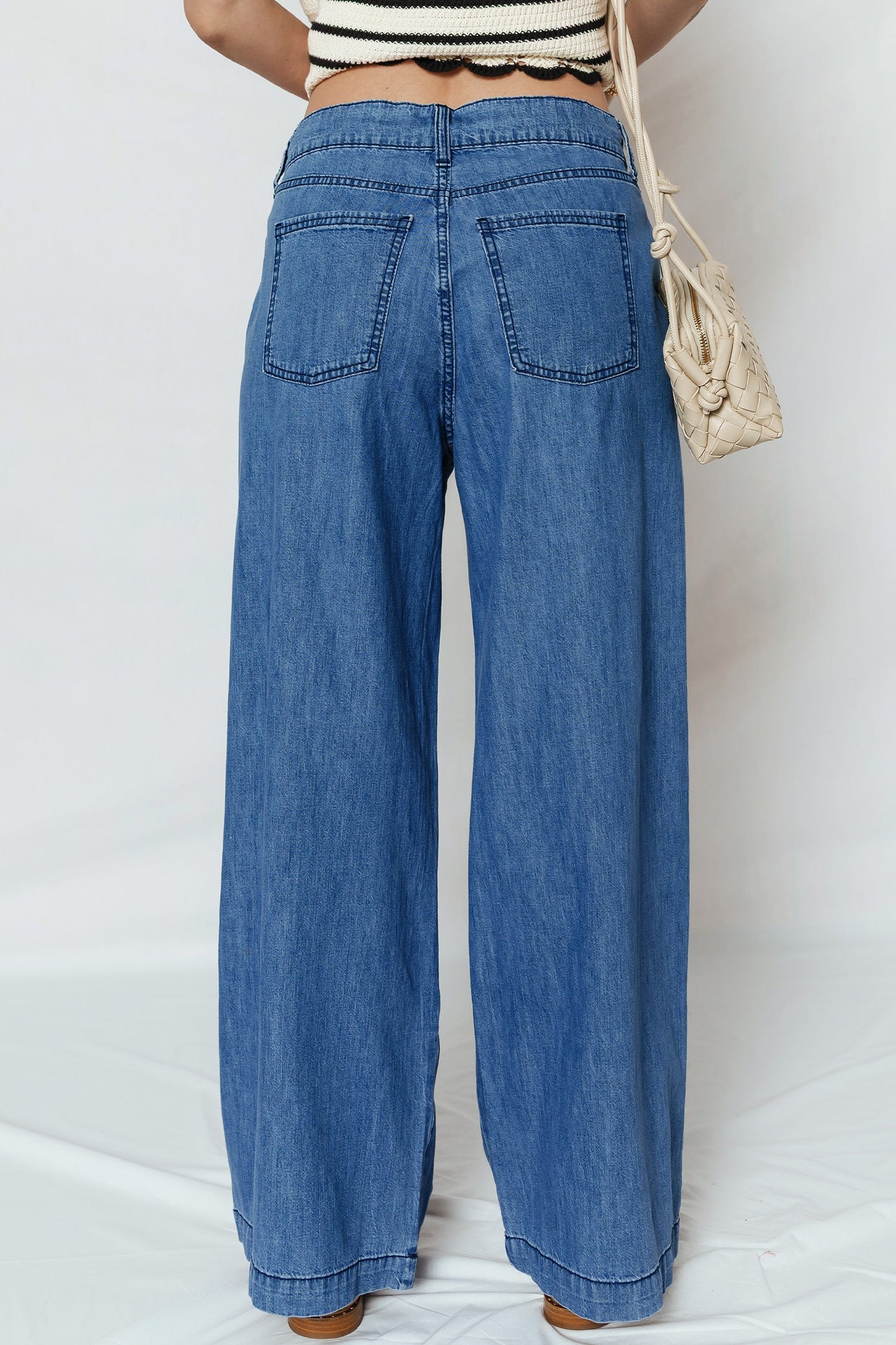 Oakleigh On Wide Leg Jeans-1
