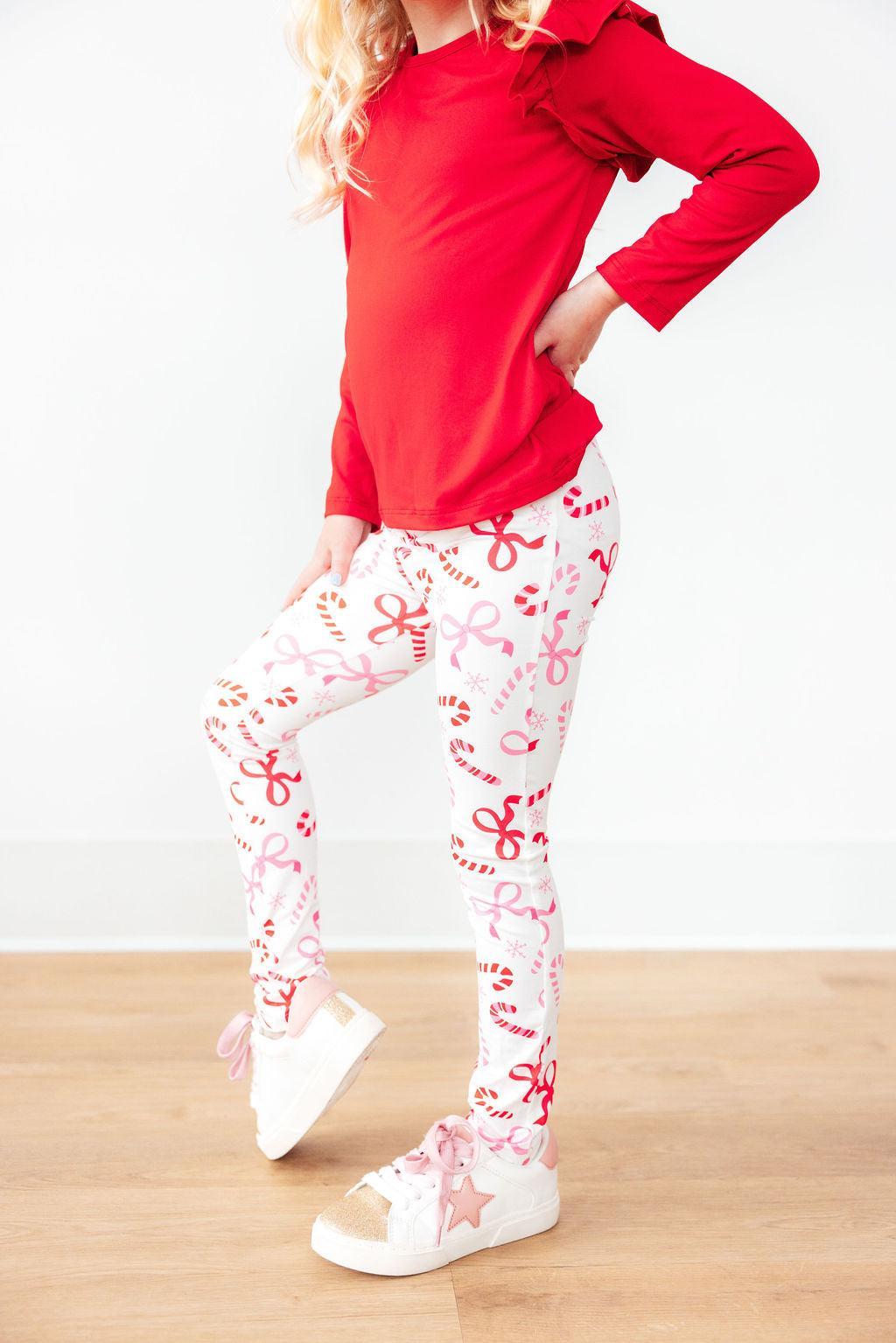 Candy Cane Leggings